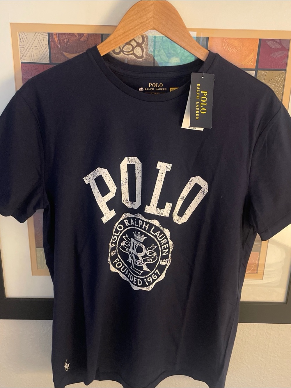 Polo by Ralph Lauren Navy Graphic Logo Tee